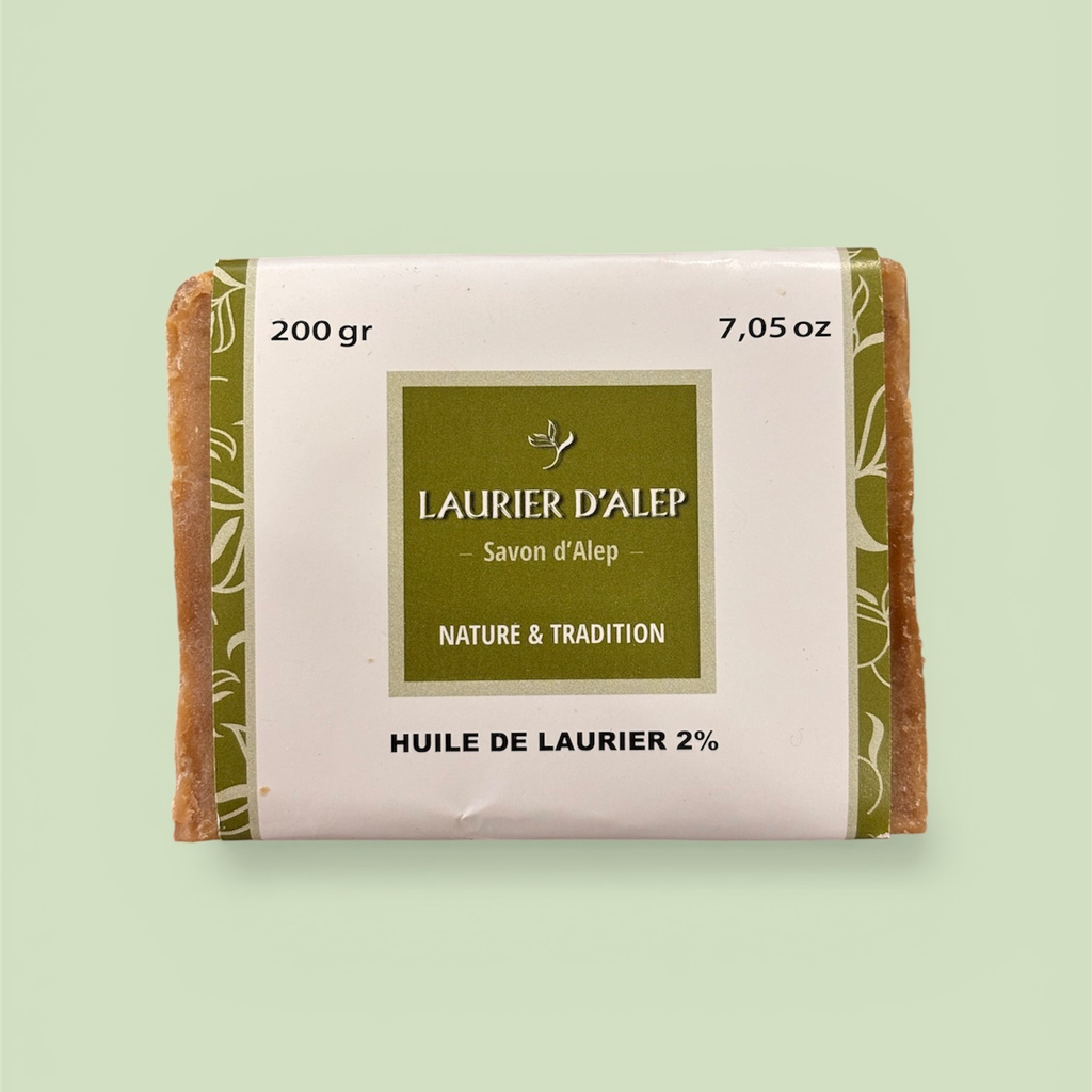 Savon d'Alep 2% huile de Laurier 200g Vrac [Laurier d'Alep]