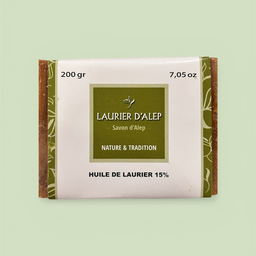 Savon d'Alep 15% huile de Laurier 200g Vrac [Laurier d'Alep]